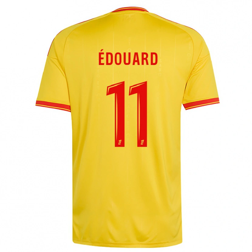 Danxen Herren Odsonne Édouard #11 Gold Orange Rot Heimtrikot Trikot 2026/27 T-Shirt