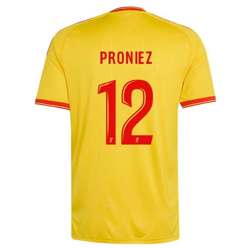 Danxen Herren Fany Proniez #12 Gold Orange Rot Heimtrikot Trikot 2026/27 T-Shirt