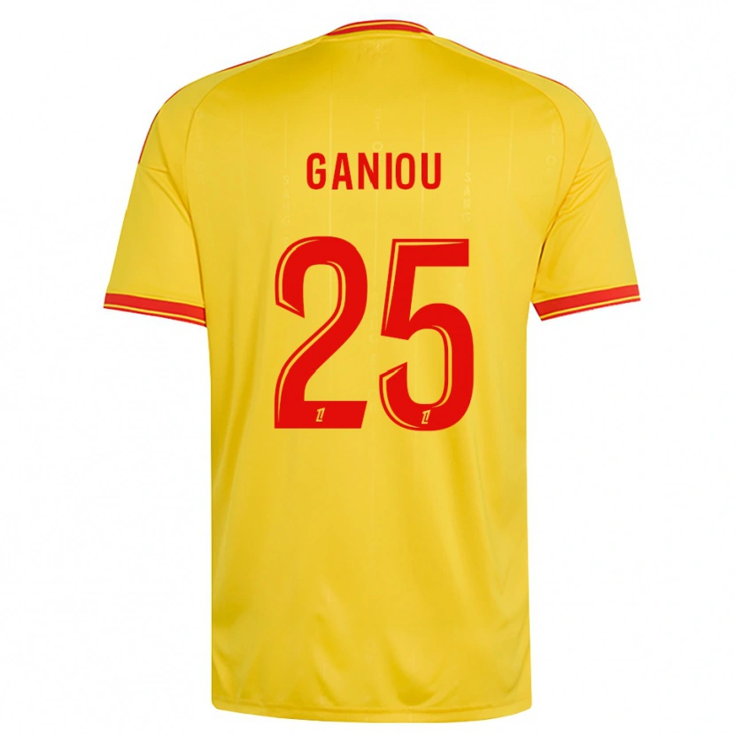 Danxen Herren Ismaëlo Ganiou #25 Gold Orange Rot Heimtrikot Trikot 2026/27 T-Shirt