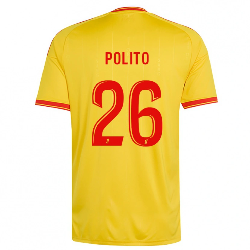 Danxen Herren Carla Polito #26 Gold Orange Rot Heimtrikot Trikot 2026/27 T-Shirt