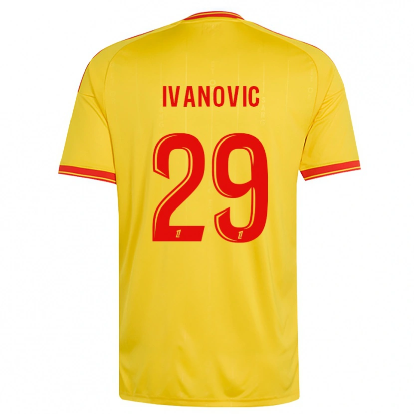 Danxen Herren Franjo Ivanović #29 Gold Orange Rot Heimtrikot Trikot 2026/27 T-Shirt