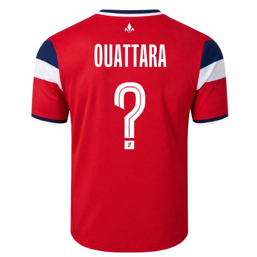 Danxen Herren Fadiga Ouattara #0 Rot Weiß Königsblau Heimtrikot Trikot 2026/27 T-Shirt
