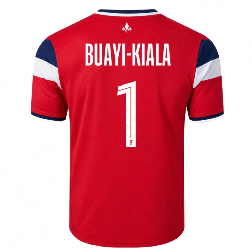 Danxen Herren Israël Buayi-Kiala #1 Rot Weiß Königsblau Heimtrikot Trikot 2026/27 T-Shirt