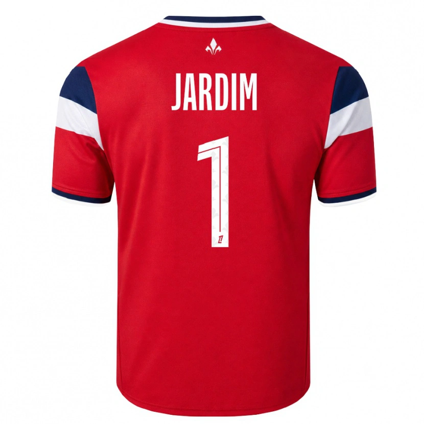 Danxen Herren Leo Jardim #1 Rot Weiß Königsblau Heimtrikot Trikot 2026/27 T-Shirt