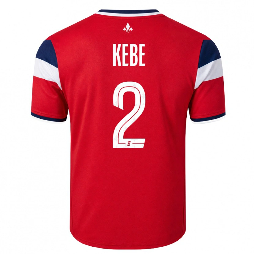 Danxen Herren Hamadi Kebe #2 Rot Weiß Königsblau Heimtrikot Trikot 2026/27 T-Shirt