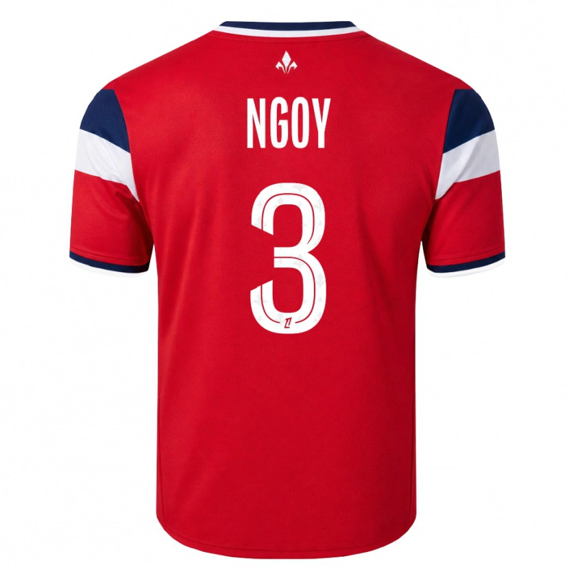 Danxen Herren Nathan Ngoy #3 Rot Weiß Königsblau Heimtrikot Trikot 2026/27 T-Shirt