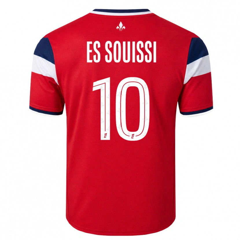 Danxen Herren Yllian Es Souissi #10 Rot Weiß Königsblau Heimtrikot Trikot 2026/27 T-Shirt