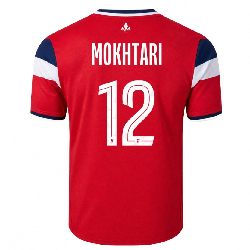 Danxen Herren Brahim Mokhtari #12 Rot Weiß Königsblau Heimtrikot Trikot 2026/27 T-Shirt