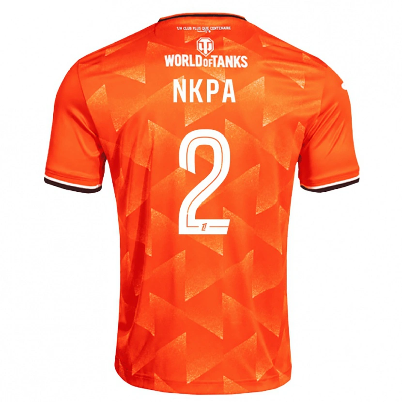 Danxen Herren Elie Nkpa #2 Orange Weiß Schwarz Heimtrikot Trikot 2026/27 T-Shirt