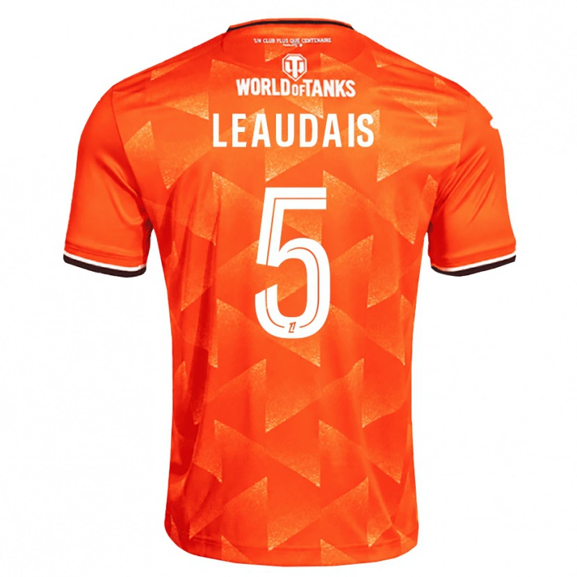 Danxen Herren Lucas Leaudais #5 Orange Weiß Schwarz Heimtrikot Trikot 2026/27 T-Shirt