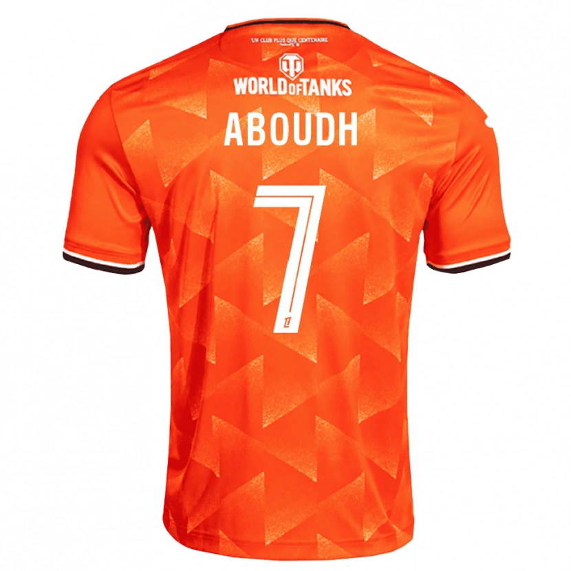 Danxen Herren Jules Aboudh #7 Orange Weiß Schwarz Heimtrikot Trikot 2026/27 T-Shirt