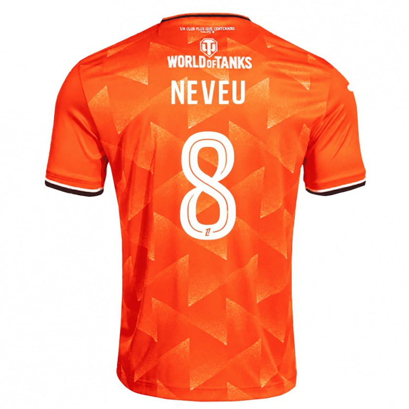 Danxen Herren Tom Neveu #8 Orange Weiß Schwarz Heimtrikot Trikot 2026/27 T-Shirt