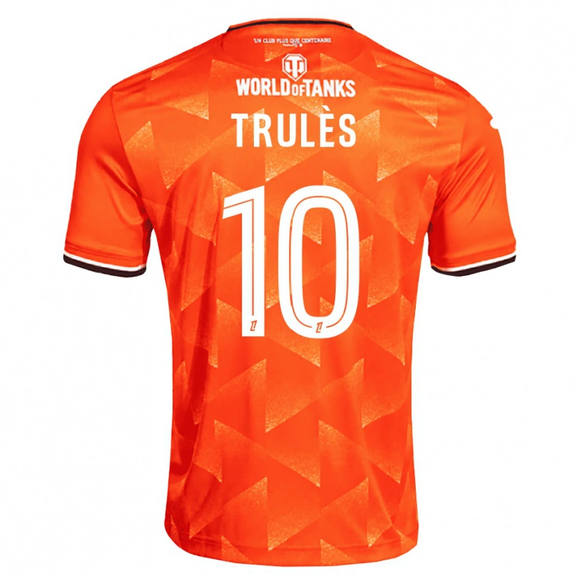 Danxen Herren Rayann Trulès #10 Orange Weiß Schwarz Heimtrikot Trikot 2026/27 T-Shirt