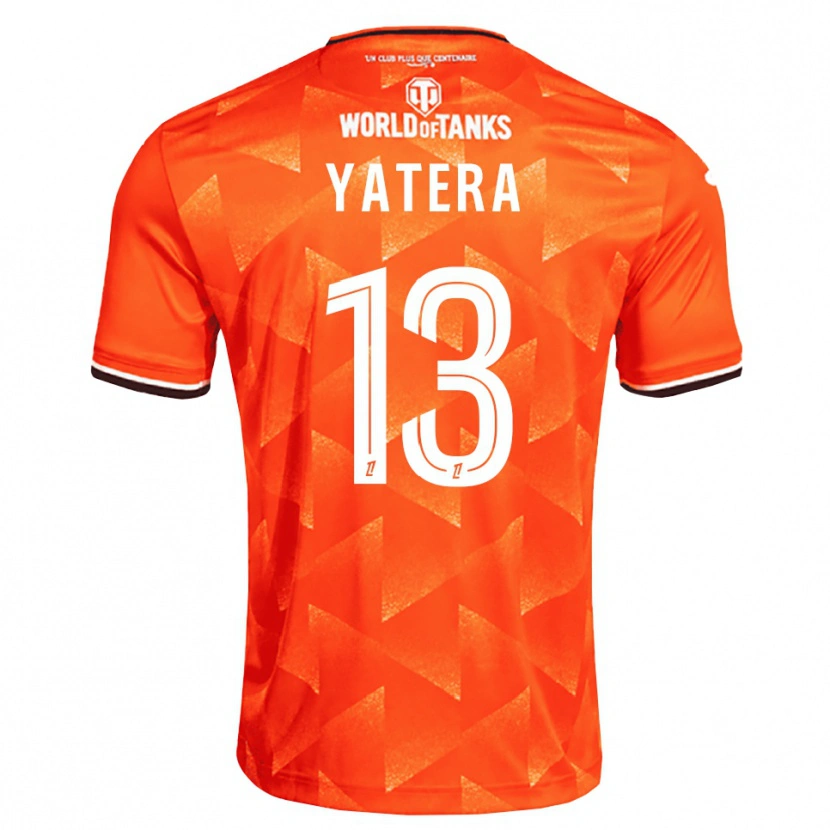 Danxen Herren Demba Yatera #13 Orange Weiß Schwarz Heimtrikot Trikot 2026/27 T-Shirt