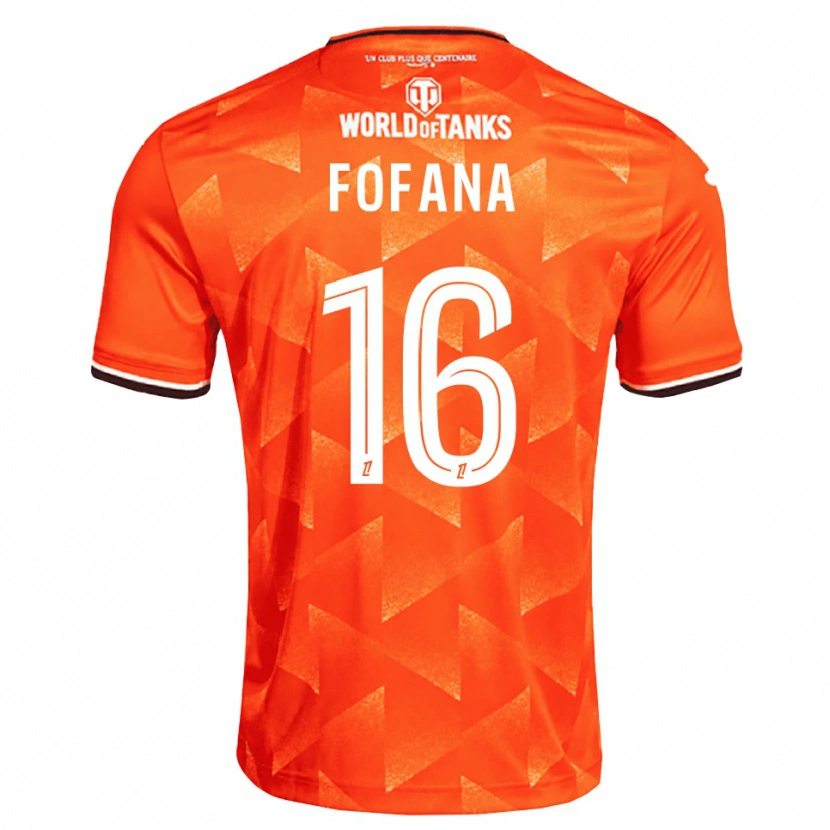 Danxen Herren Bahliseny Fofana #16 Orange Weiß Schwarz Heimtrikot Trikot 2026/27 T-Shirt