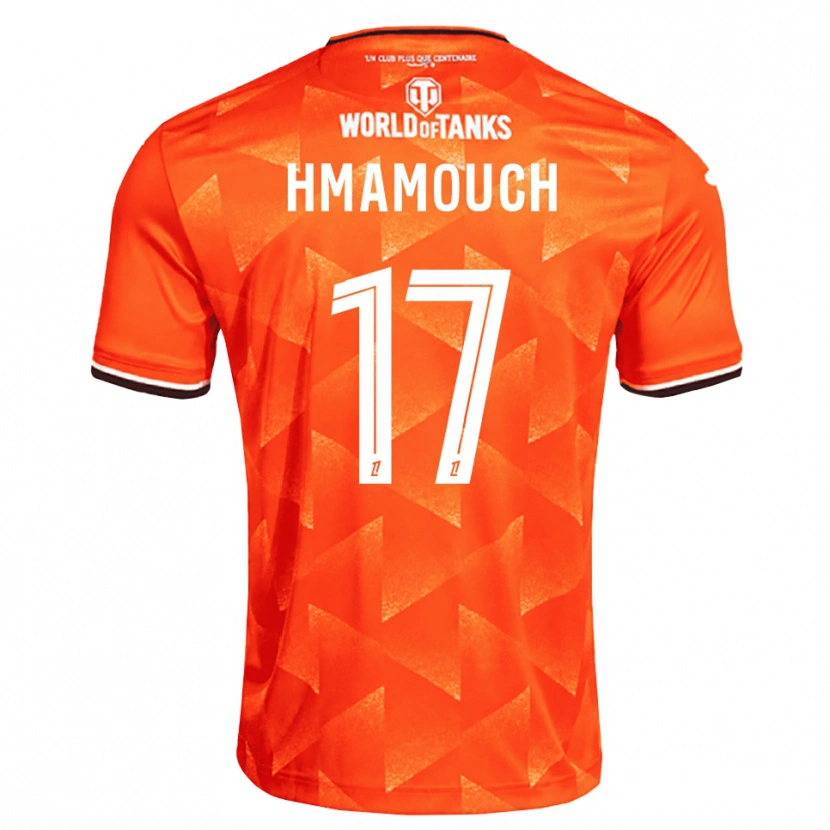 Danxen Herren Mohamed-Anouar Hmamouch #17 Orange Weiß Schwarz Heimtrikot Trikot 2026/27 T-Shirt