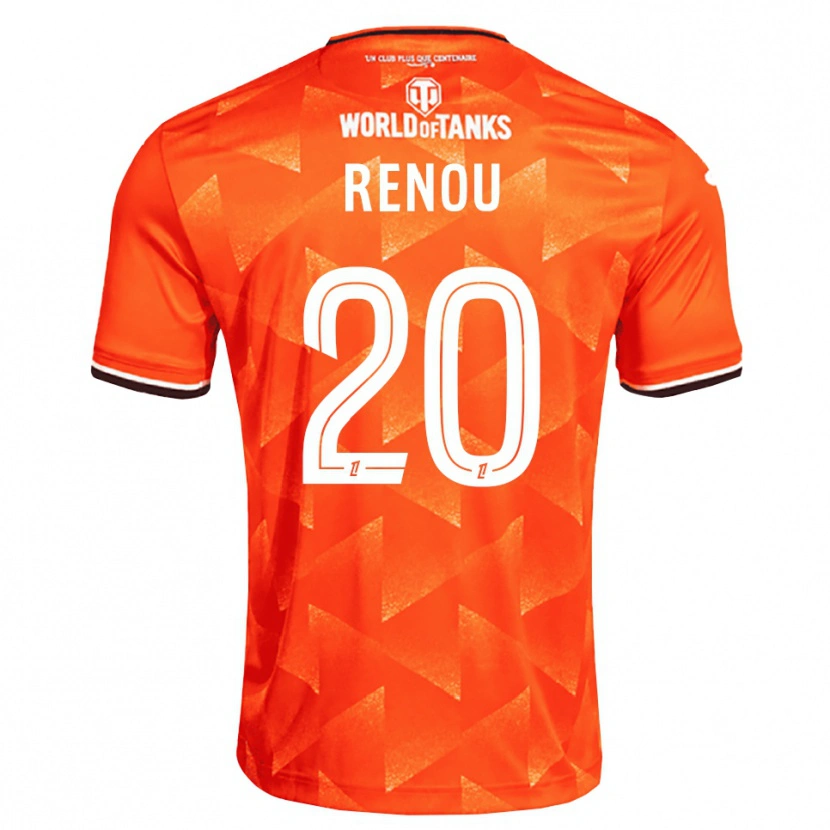Danxen Herren Camille Renou #20 Orange Weiß Schwarz Heimtrikot Trikot 2026/27 T-Shirt