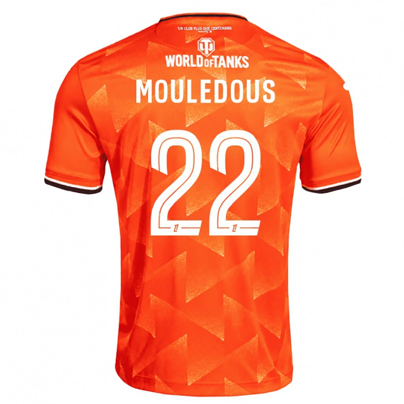Danxen Herren Antton Mouledous #22 Orange Weiß Schwarz Heimtrikot Trikot 2026/27 T-Shirt