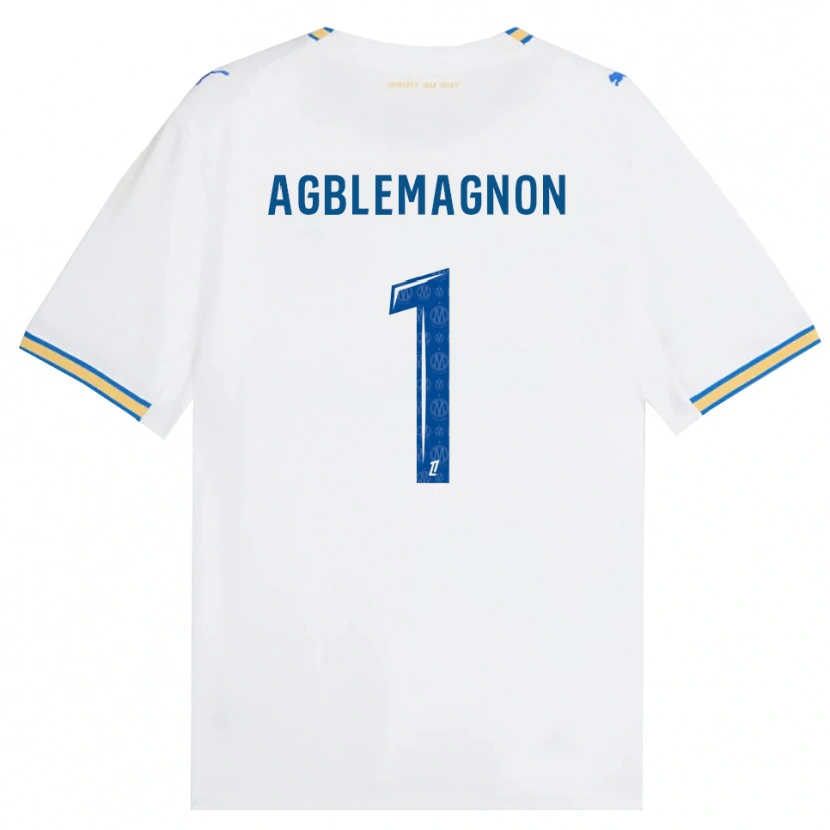 Danxen Herren Jordan Agblemagnon #1 Dodgerblau Weiß Heimtrikot Trikot 2026/27 T-Shirt