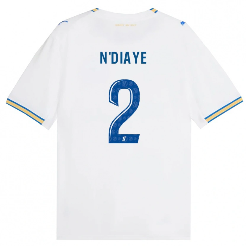Danxen Herren Osmane N'diaye #2 Dodgerblau Weiß Heimtrikot Trikot 2026/27 T-Shirt