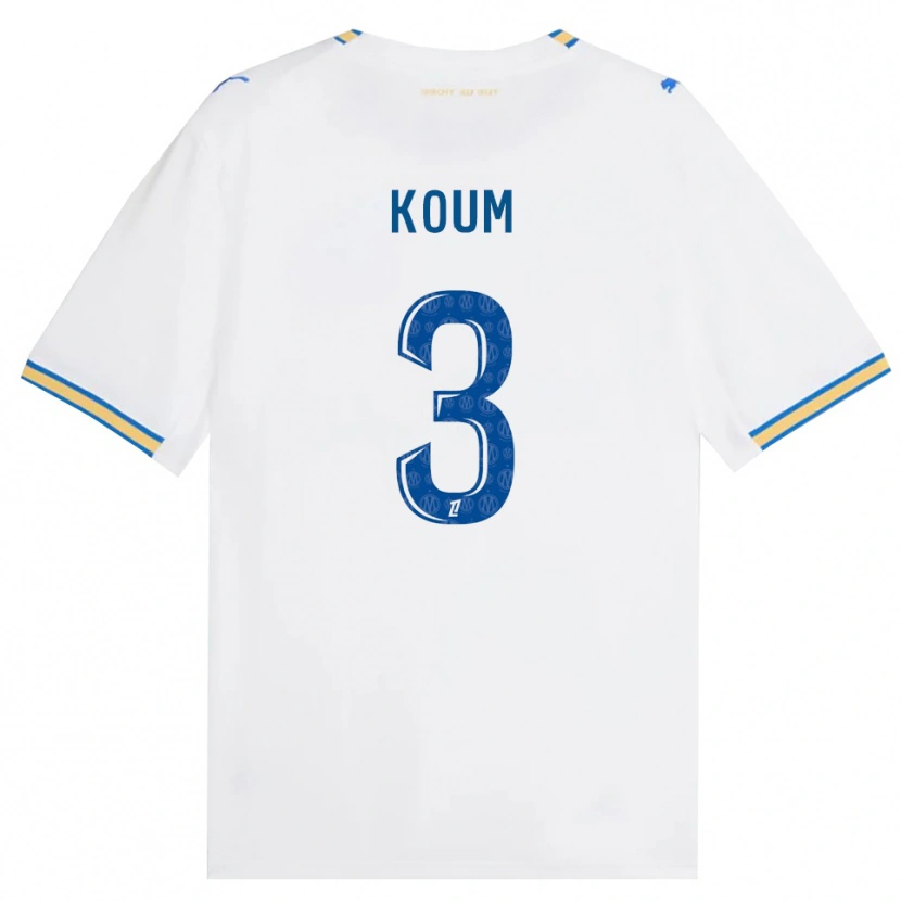 Danxen Herren Alexi Koum #3 Dodgerblau Weiß Heimtrikot Trikot 2026/27 T-Shirt