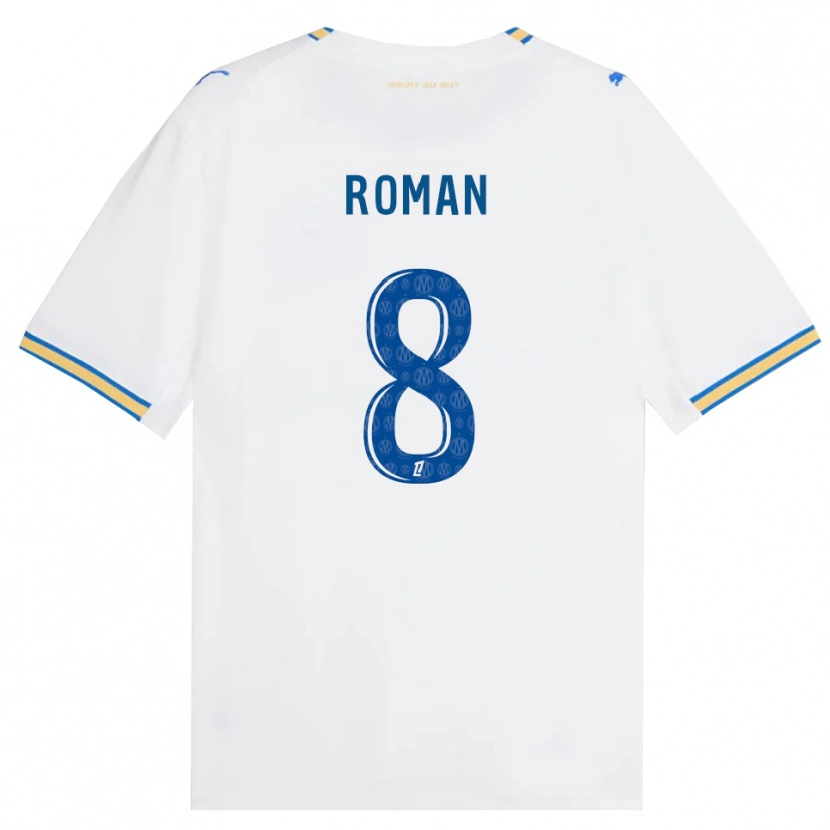 Danxen Herren Lucas Roman #8 Dodgerblau Weiß Heimtrikot Trikot 2026/27 T-Shirt