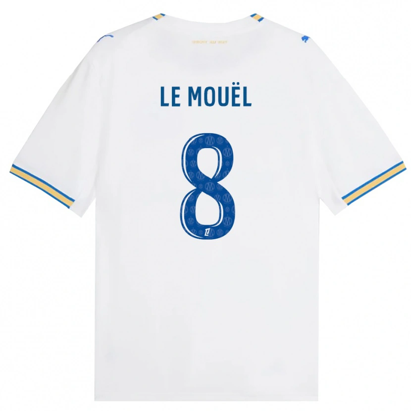 Danxen Herren Margaux Le Mouël #8 Dodgerblau Weiß Heimtrikot Trikot 2026/27 T-Shirt