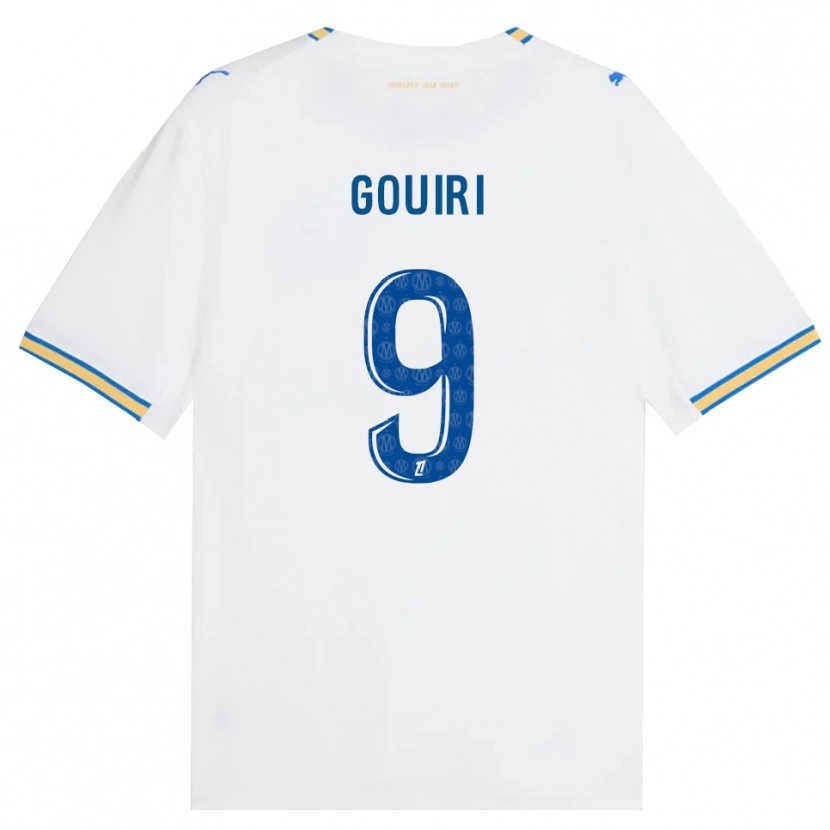 Danxen Herren Amine Gouiri #9 Dodgerblau Weiß Heimtrikot Trikot 2026/27 T-Shirt