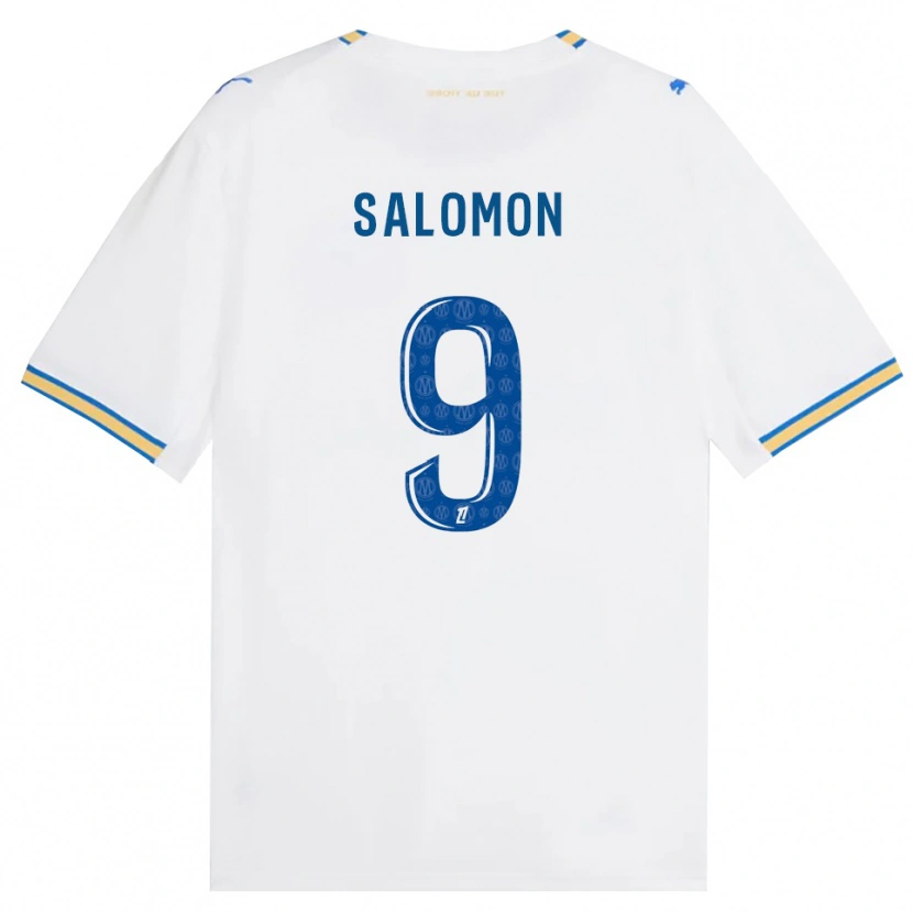 Danxen Herren Maeva Salomon #9 Dodgerblau Weiß Heimtrikot Trikot 2026/27 T-Shirt