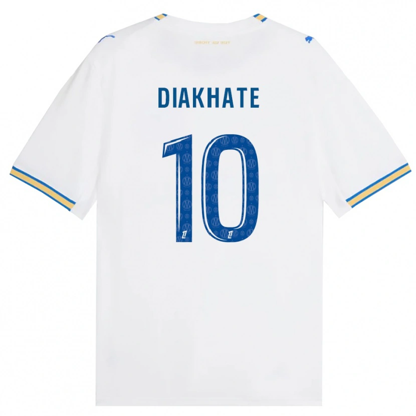 Danxen Herren Ndeye Awa Diakhaté #10 Dodgerblau Weiß Heimtrikot Trikot 2026/27 T-Shirt