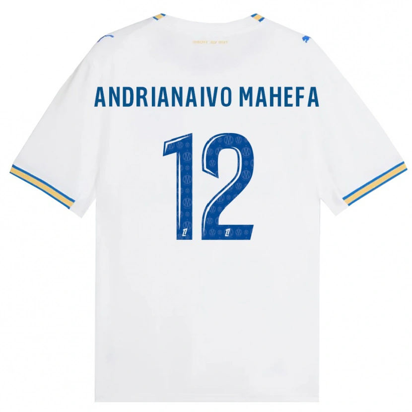 Danxen Herren Mathis Andrianaivo Mahefa #12 Dodgerblau Weiß Heimtrikot Trikot 2026/27 T-Shirt