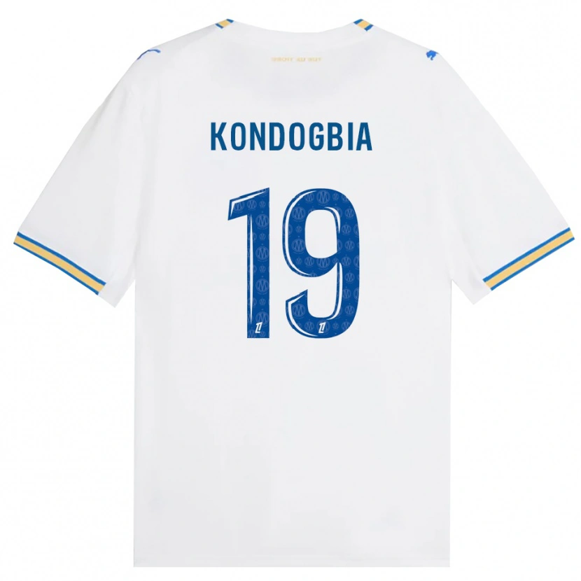 Danxen Herren Geoffrey Kondogbia #19 Dodgerblau Weiß Heimtrikot Trikot 2026/27 T-Shirt