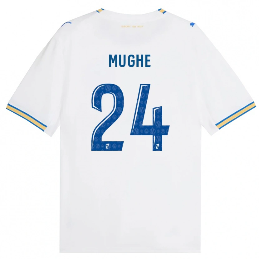 Danxen Herren François Mughe #24 Dodgerblau Weiß Heimtrikot Trikot 2026/27 T-Shirt