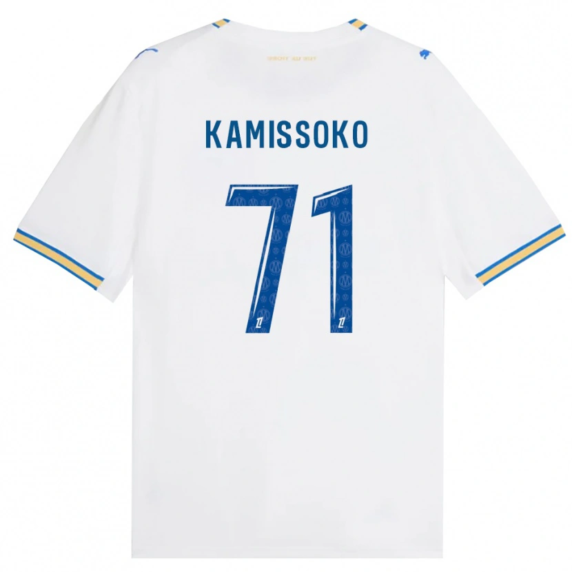 Danxen Herren Nouhoum Kamissoko #71 Dodgerblau Weiß Heimtrikot Trikot 2026/27 T-Shirt