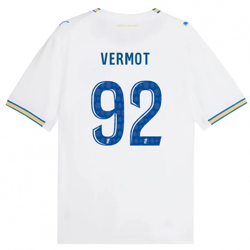 Danxen Herren Théo Vermot #92 Dodgerblau Weiß Heimtrikot Trikot 2026/27 T-Shirt
