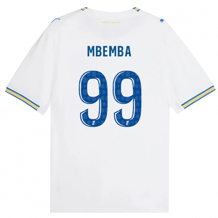 Danxen Herren Chancel Mbemba #99 Dodgerblau Weiß Heimtrikot Trikot 2026/27 T-Shirt
