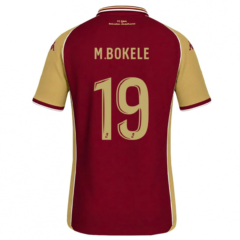 Danxen Herren Morgan Bokele #19 Goldrute Dunkelrot Heimtrikot Trikot 2026/27 T-Shirt