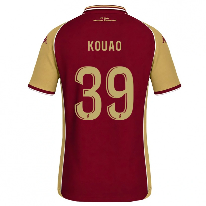 Danxen Herren Koffi Kouao #39 Goldrute Dunkelrot Heimtrikot Trikot 2026/27 T-Shirt