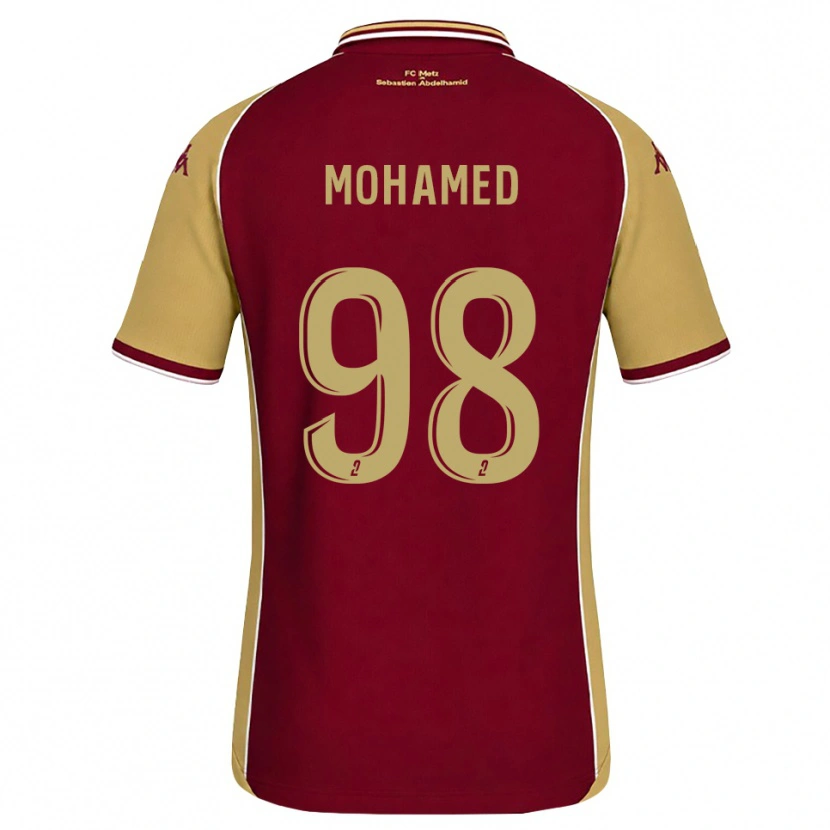 Danxen Herren Idris Mohamed #98 Goldrute Dunkelrot Heimtrikot Trikot 2026/27 T-Shirt