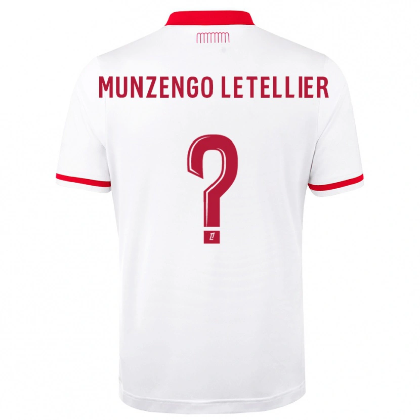Danxen Herren Viany Munzengo Letellier #0 Rot Weiß Heimtrikot Trikot 2026/27 T-Shirt
