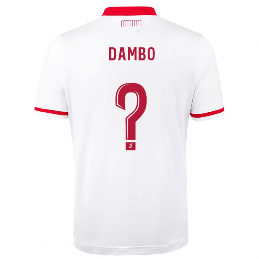 Danxen Herren Andreas Dambo #0 Rot Weiß Heimtrikot Trikot 2026/27 T-Shirt