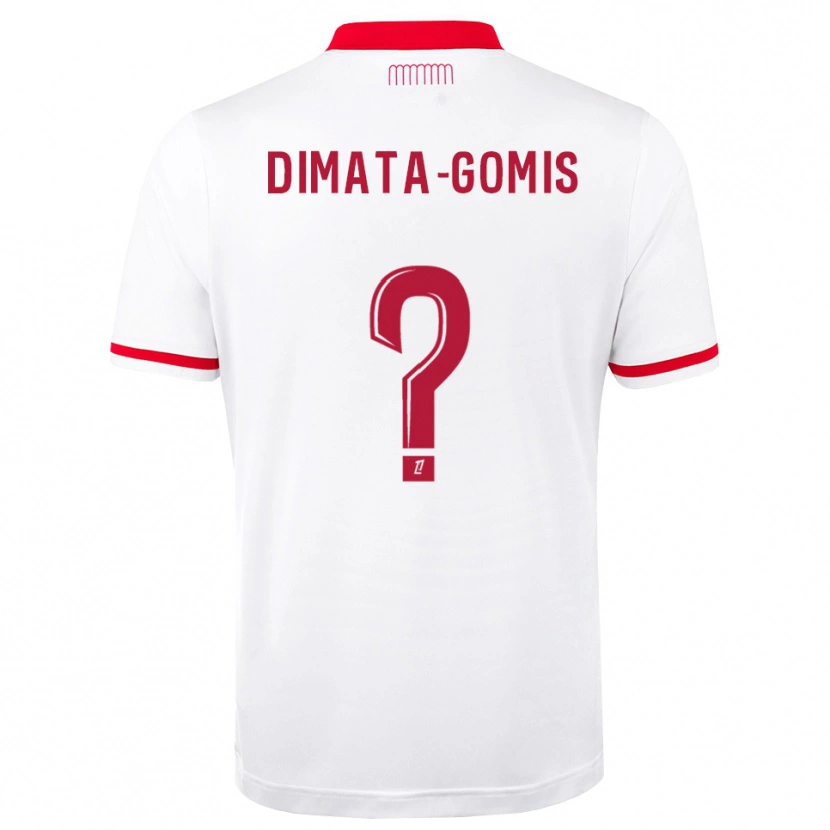 Danxen Herren Kamron Dimata-Gomis #0 Rot Weiß Heimtrikot Trikot 2026/27 T-Shirt