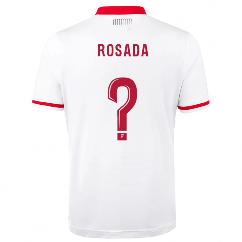 Danxen Herren Riley Rosada #0 Rot Weiß Heimtrikot Trikot 2026/27 T-Shirt