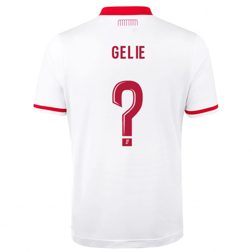 Danxen Herren Melvyn Gelie #0 Rot Weiß Heimtrikot Trikot 2026/27 T-Shirt