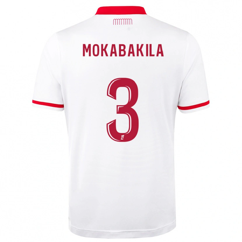 Danxen Herren Nick Mokabakila #3 Rot Weiß Heimtrikot Trikot 2026/27 T-Shirt