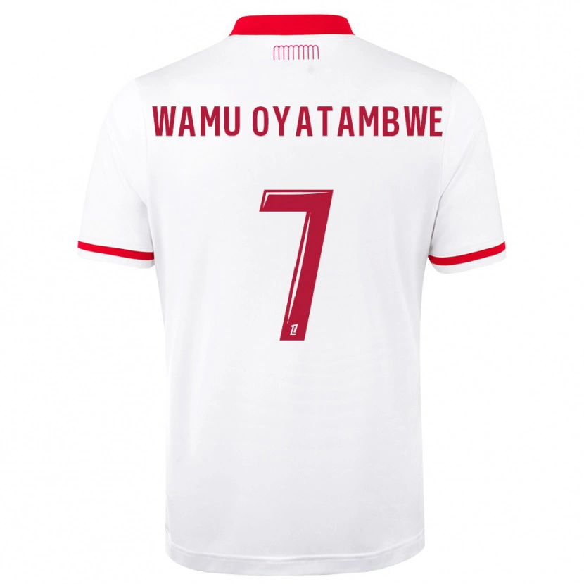 Danxen Herren Matthias Wamu Oyatambwe #7 Rot Weiß Heimtrikot Trikot 2026/27 T-Shirt