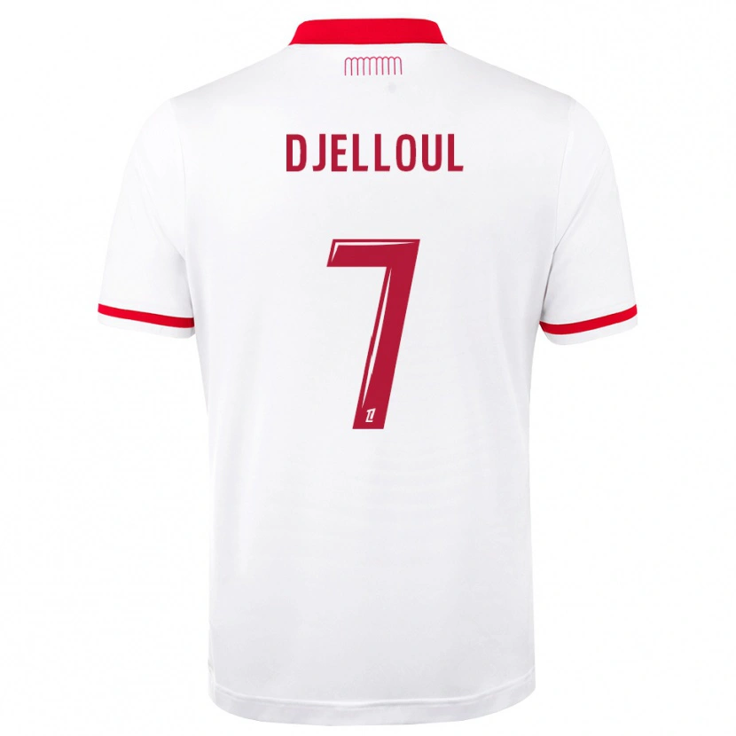 Danxen Herren Jassim Djelloul #7 Rot Weiß Heimtrikot Trikot 2026/27 T-Shirt