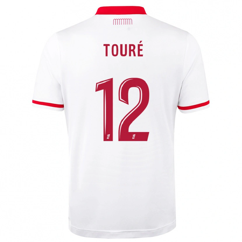 Danxen Herren Ilane Touré #12 Rot Weiß Heimtrikot Trikot 2026/27 T-Shirt