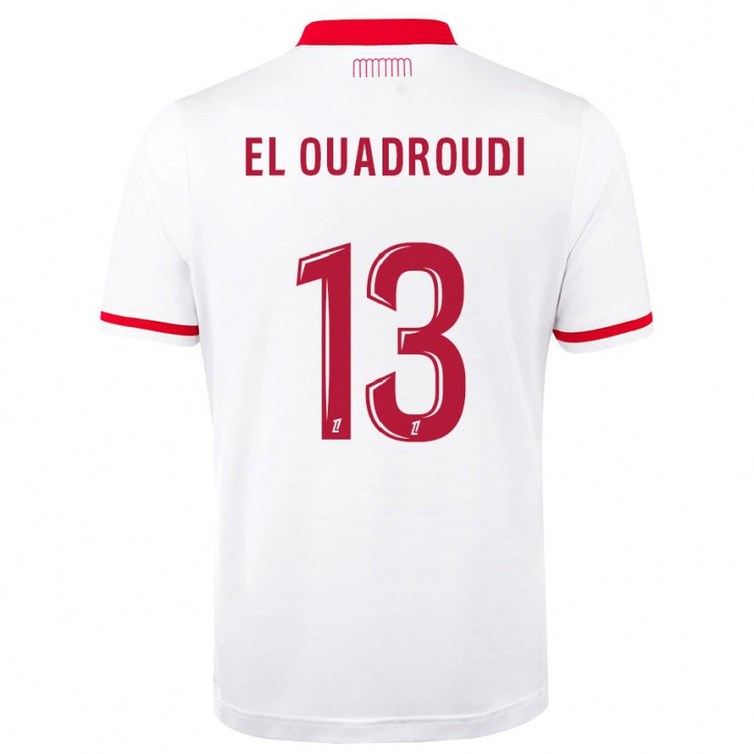 Danxen Herren Imrane El Ouaroudi #13 Rot Weiß Heimtrikot Trikot 2026/27 T-Shirt