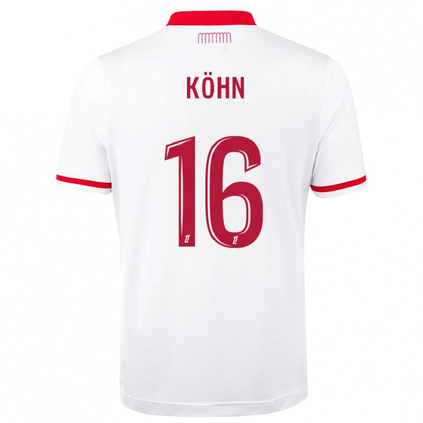 Danxen Herren Philipp Köhn #16 Rot Weiß Heimtrikot Trikot 2026/27 T-Shirt